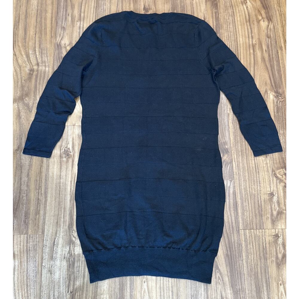 Rag & Bone Black Cotton Blend Ribbed Neck Sheath Dress S Casual Chic NWT NEW - Picture 2 of 8